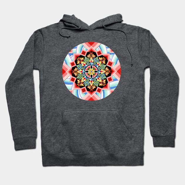 Celtic Mandala Waves Hoodie by PatriciaSheaArt